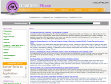 Tablet Screenshot of cloudnewspr.com